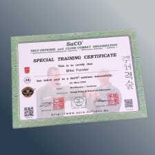 SaCO Jahreslehrgang 2024 Zertifikat