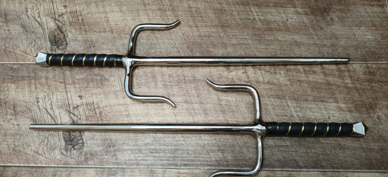 Budogu Sai 49 cm rund verchromt