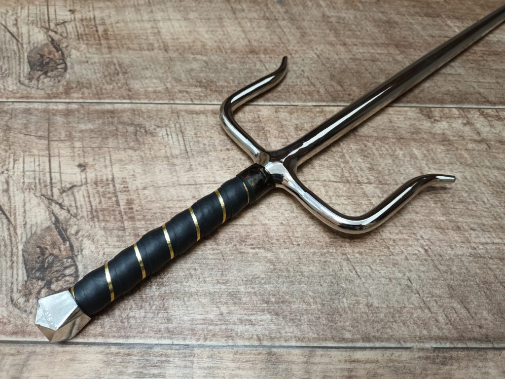 Budogu Sai 49 cm rund verchromt