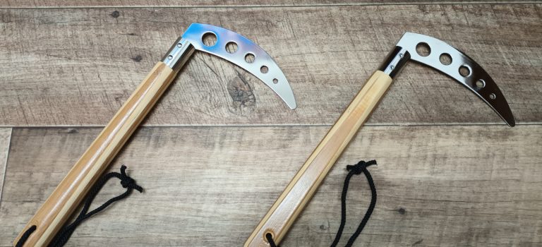 Kama mit stumpfer Klinge und Bambusgriff