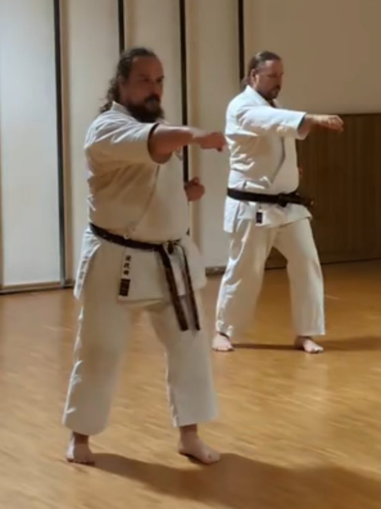 Hagen Walter Sensei 5. Dan und Pierre Lorenz Sensei 2. Dan