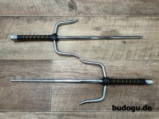 Sai 46 cm achteckig Stahl verchromt