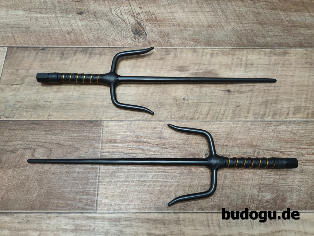 Sai achtckig Stahl schwarz 48 cm