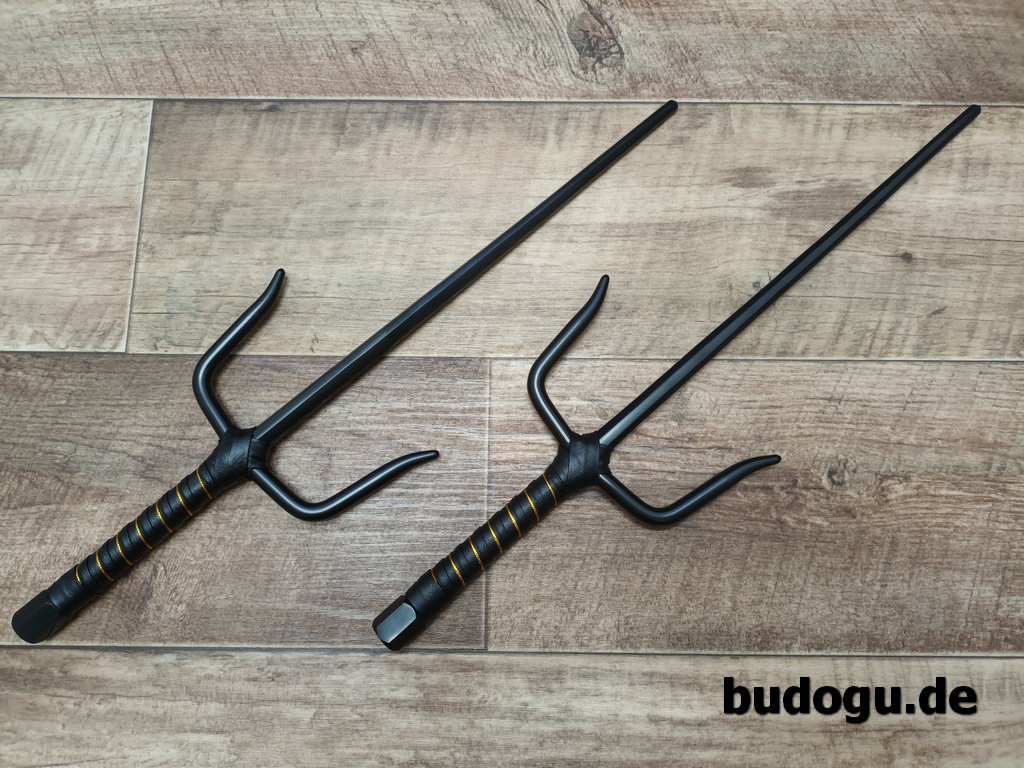 Sai achtckig Stahl schwarz 48 cm
