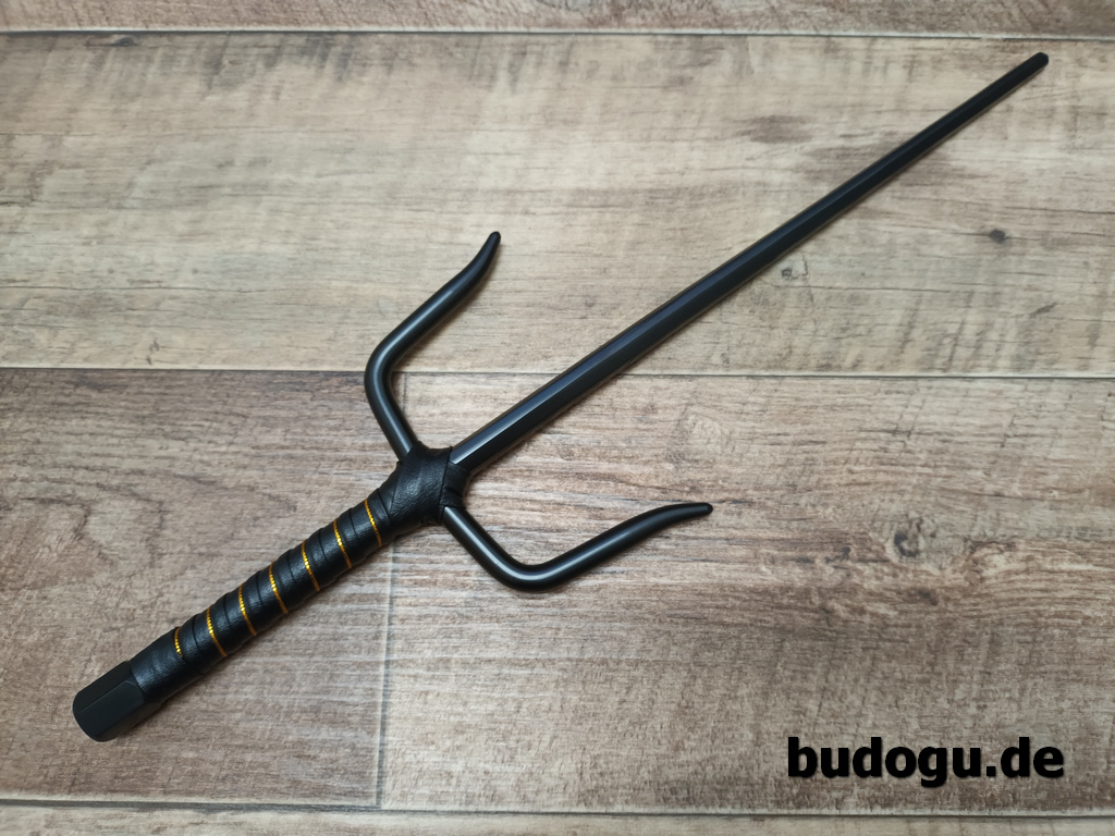Sai achtckig Stahl schwarz 48 cm